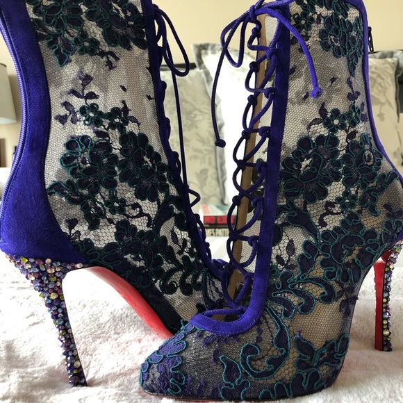 Christian Louboutin Shoes - Rare Christian Louboutin tie up heels